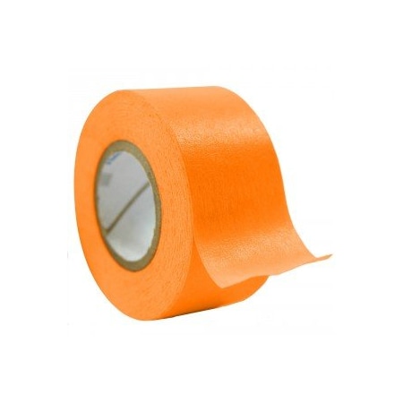 Precision Dynamics Time Tape, 1" Core, 1" Wide, Orange, 6/PK 512502-O